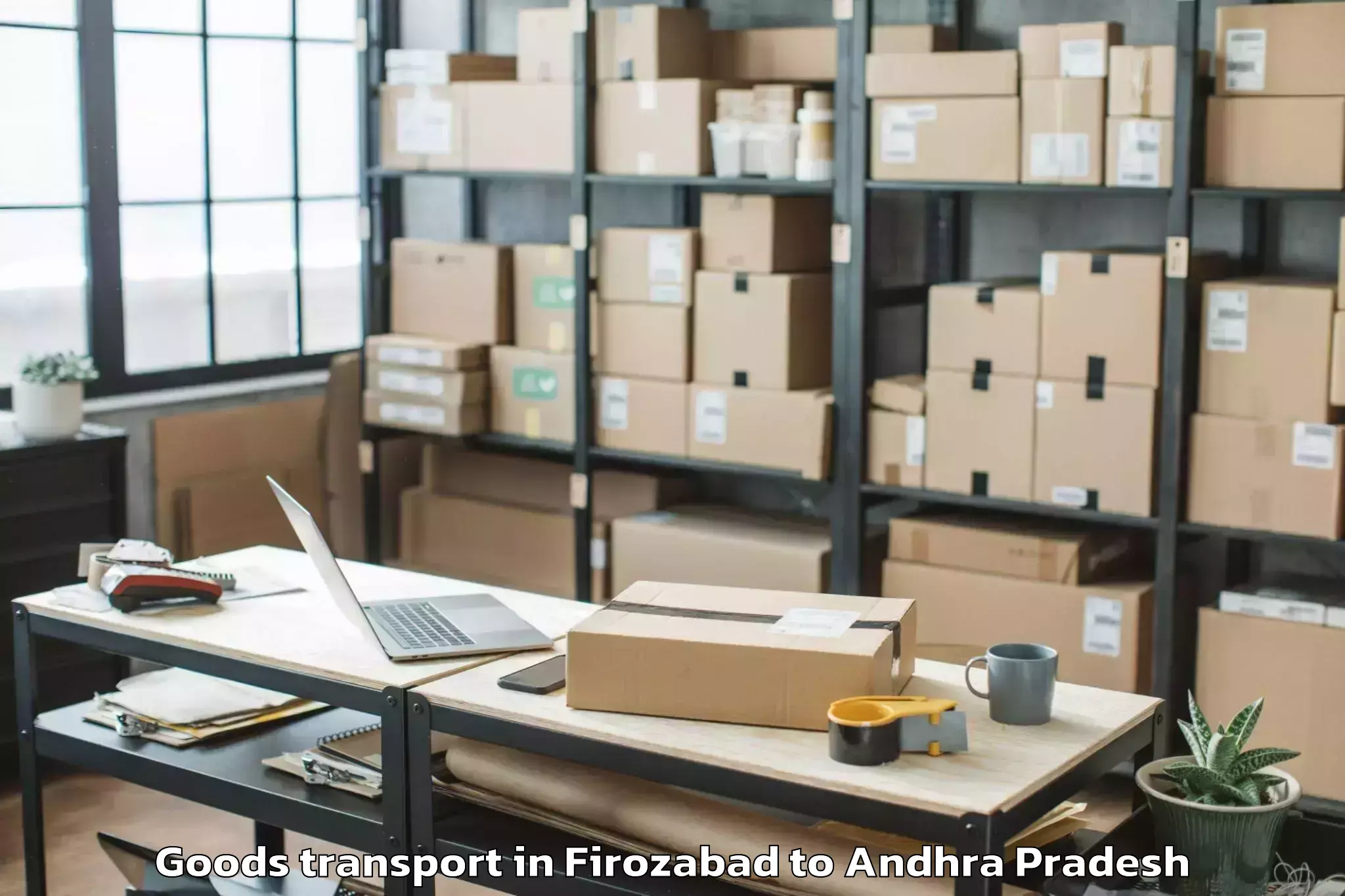 Book Firozabad to Bogole Goods Transport Online